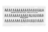 MODELROCK SIGNATURE STYLES INDIVIDUAL DOUBLE STYLE PREMIUM LASHES  # MEDIUM KNOTTED